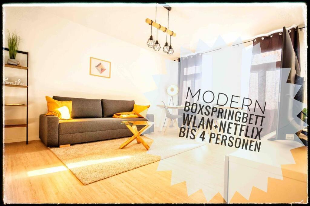 شقة Super Lage Modern Boxspringbett *Netflix* Wlan* شيمنيتز المظهر الخارجي الصورة